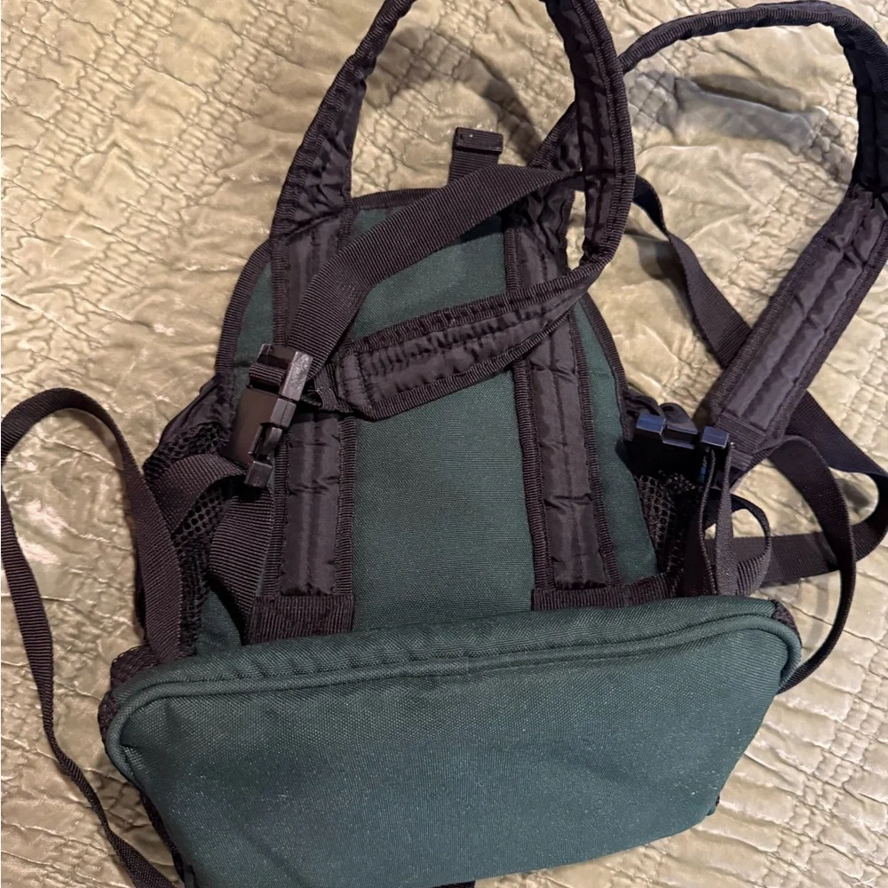 Outward Hound Green Backpack for pets small dogs